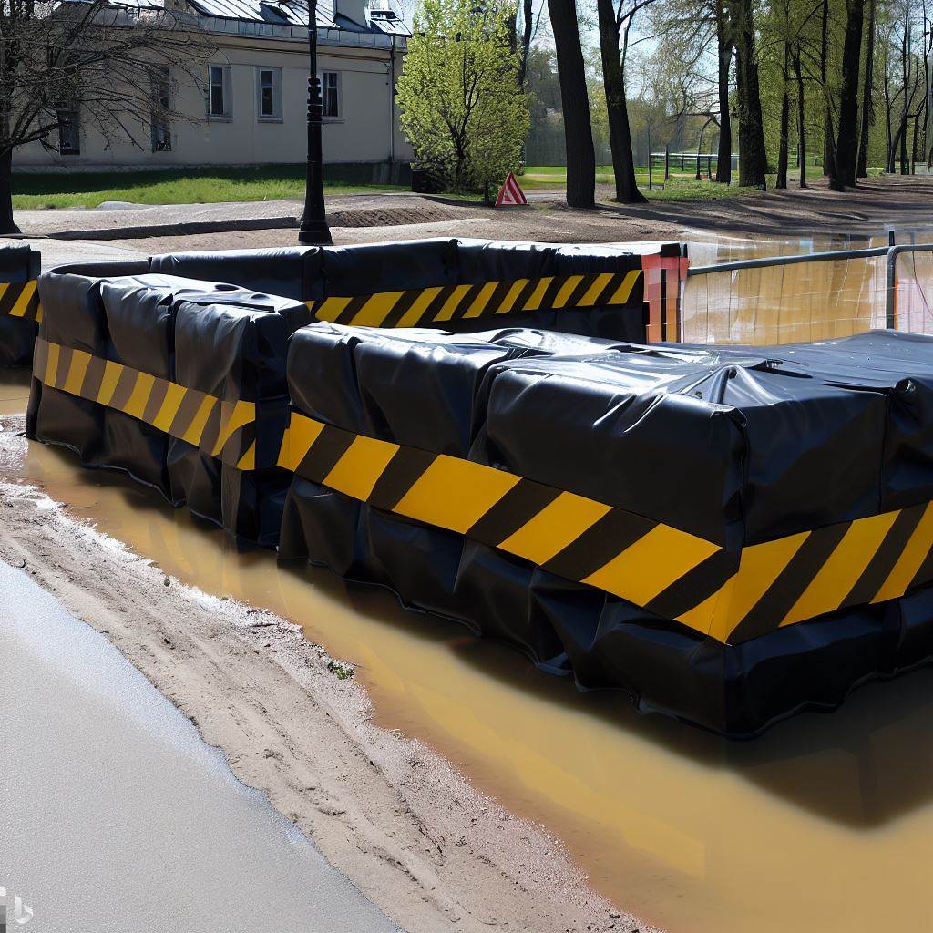 Une barrière de protection pour un système d'assainissement non collectif installé dans une zone inondable