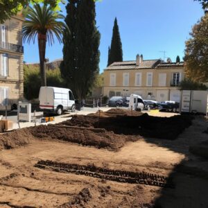 Terrain à Aix-en-Provence avec étude géotechnique en cours