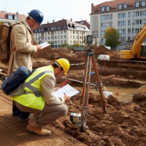 Étude de sol en cours à Metz pour un projet de construction