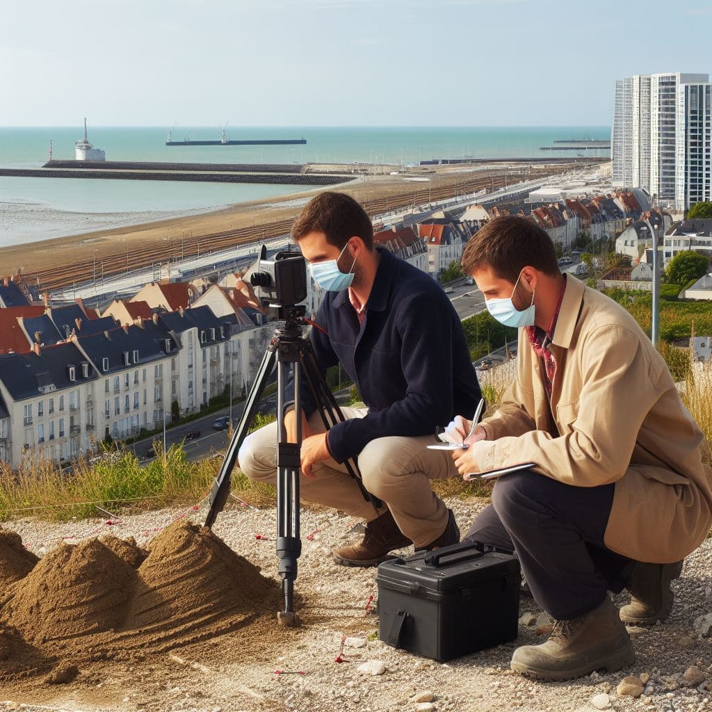 Étude de sol en cours au Havre